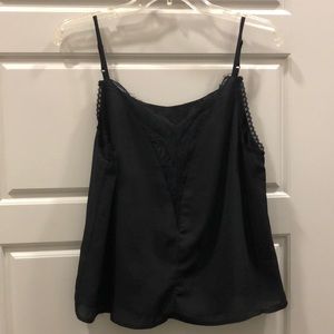 Black lace cami